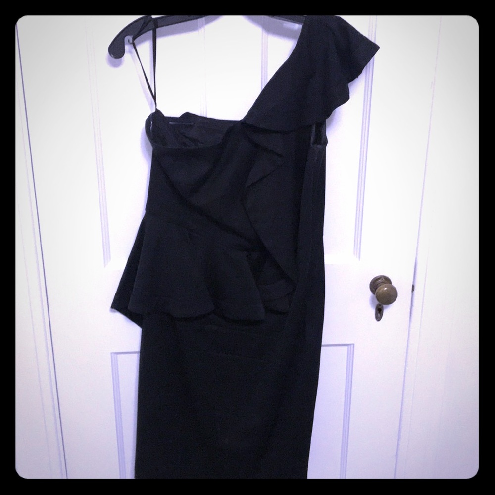 Black cocktail dress